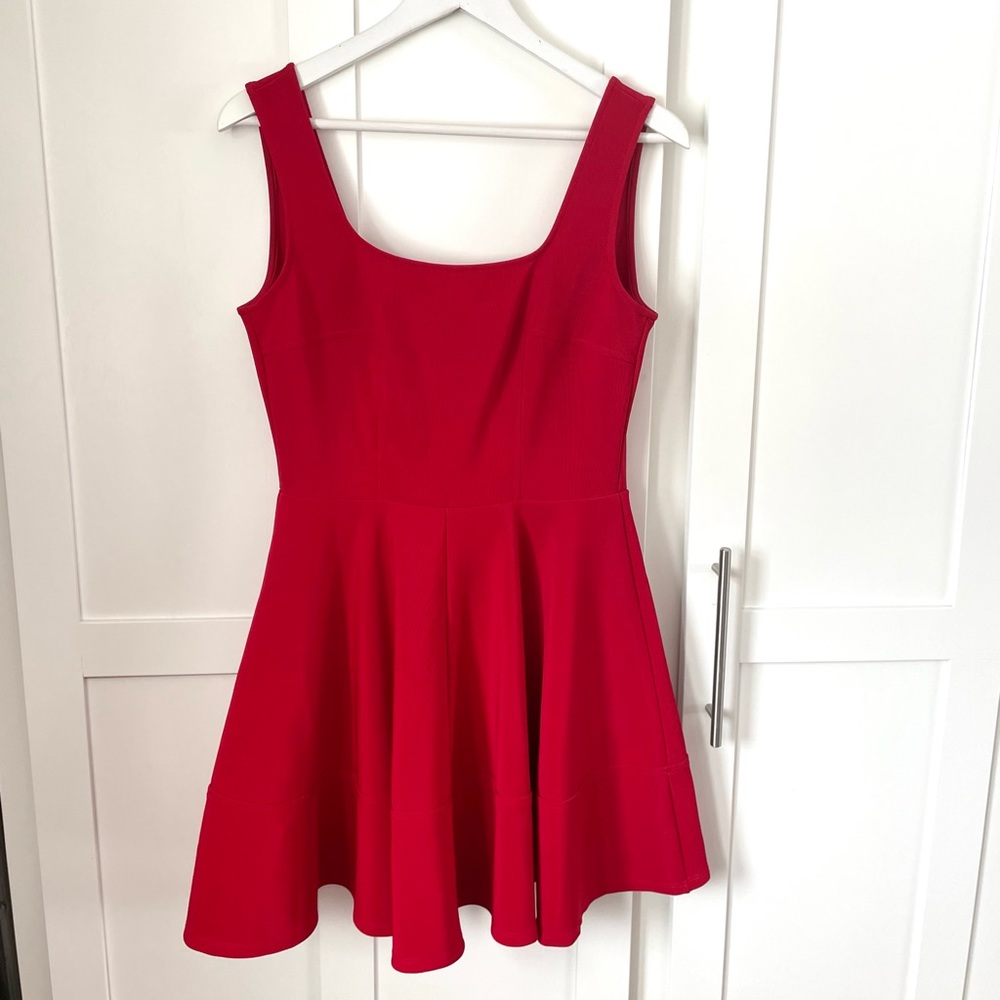 Lulus Home Before Daylight Thick Knit Twirl Dress Small